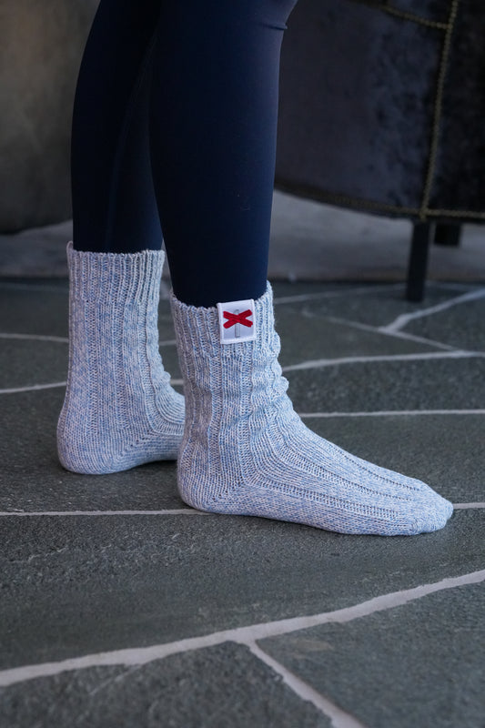 Raggsocka - Ljusblå