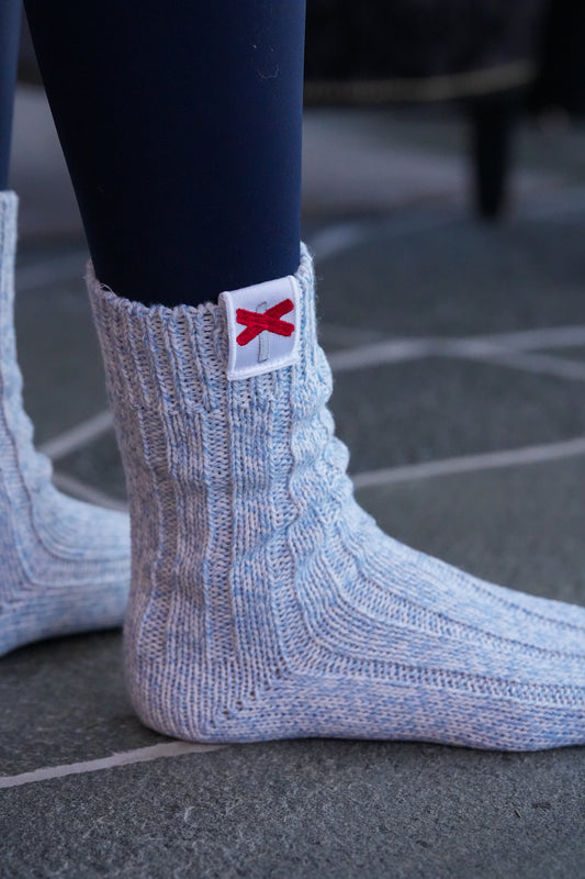 Raggsocka - Ljusblå